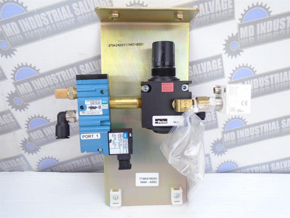 MAC - 52A-11-B0A-DM-DFFJ-1KJ - DMB-DFFJ-1KJ - SUNX DP100 - 24VDC - 20-120PSI NEW
