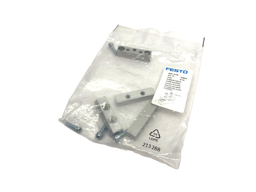 Festo MUE-70/80 Profile Mounting Kit 558043