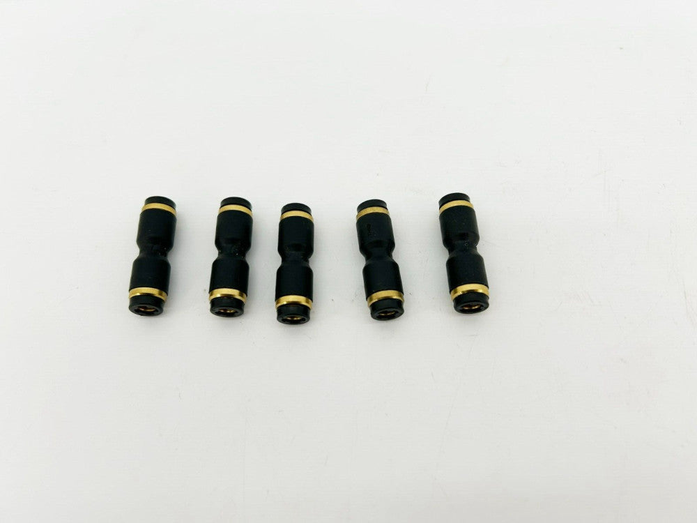 Lot of 5 New Lawson 87639 Unions, 3/16" Tube OD, Glass Reinforced Nylon