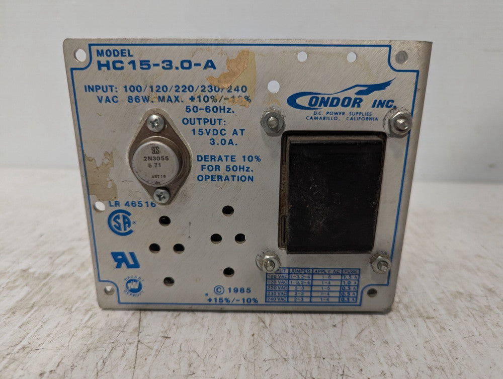 Power One HC15-3.0-A DC Power Supply as pictured