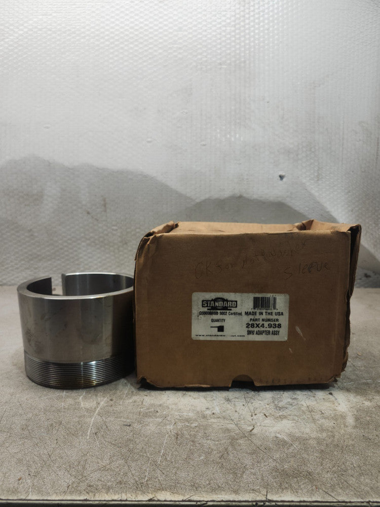 NEW IN BOX STANDARD LOCKNUT SNW ADAPTER ASSY 28X4.938