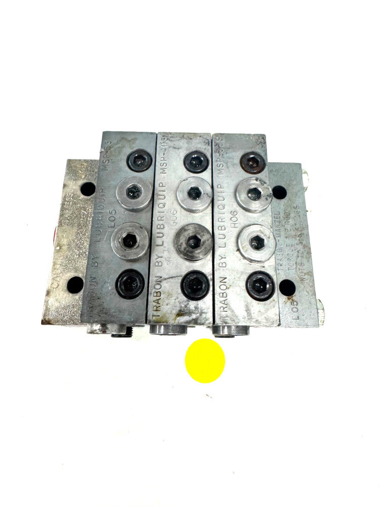 TRABON BSPP LUBRIQUIP VALVE, MANIFOLD TRABON MSP-5S, MSP-40S, MSP-35S