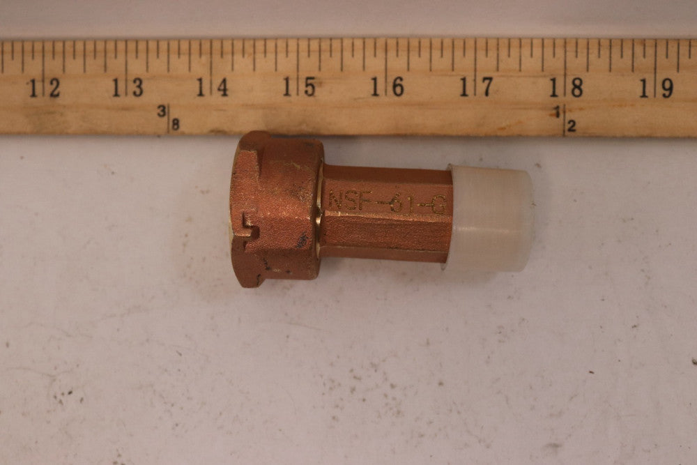 Adapter Connector Fitting with Gasket 3/4" MPT x 1-1/4" FPT NSF-61-G