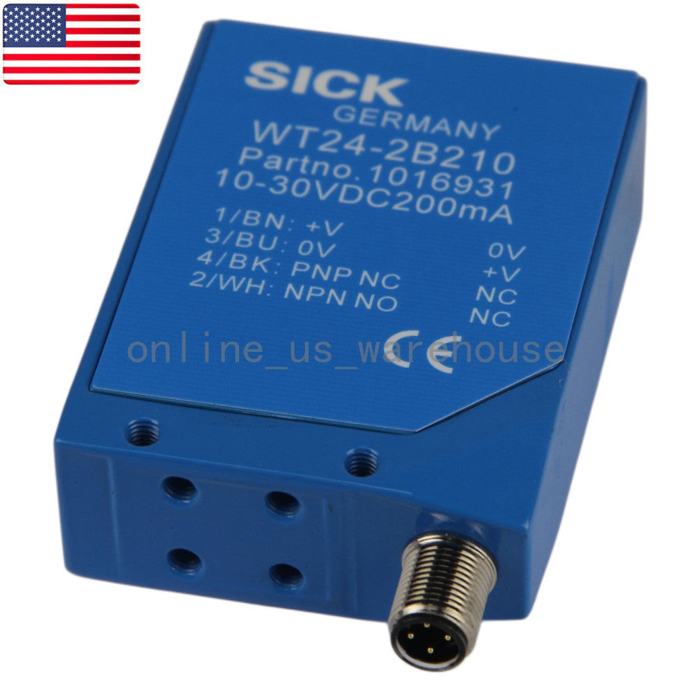SICK WT24-2B210 PLC Photoelectric Sensors PNP/NPN 10~30VDC 100~2500MM - US Stock