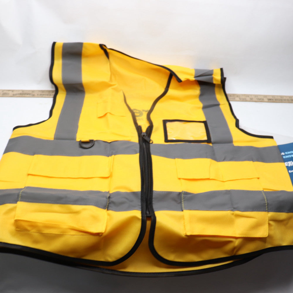 Express High Visibility Reflective Safety Vest Lightweight Orange