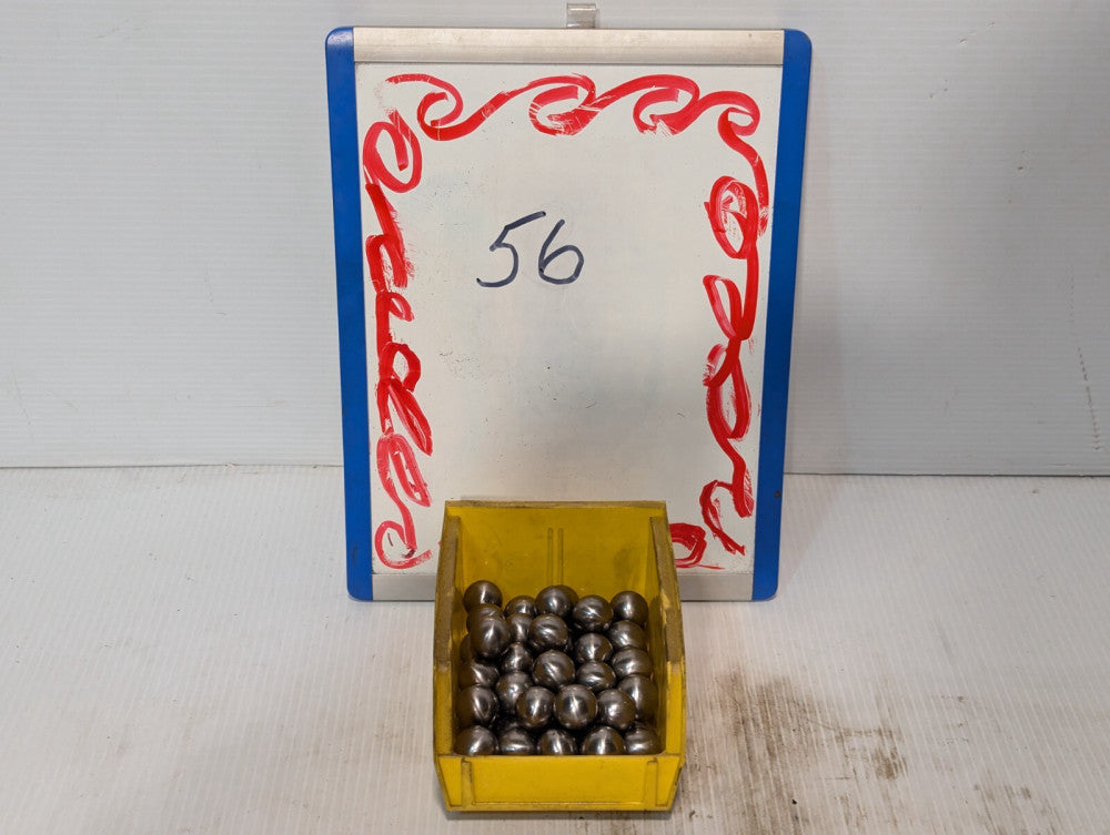 Lot of 56 Steel Ball Bearings .75" Diameter