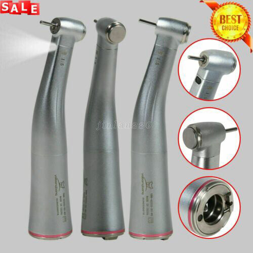 NSK Style Dental Electric LED 1:5 Increasing Fiber Optic Contra Angle Handpiece