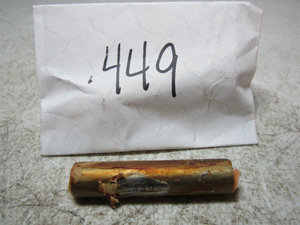Vermont Gage (111144900) 0.449 Diameter Class ZZ Pin Gage