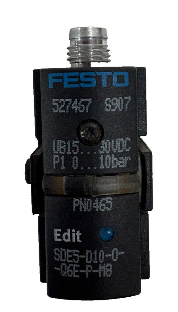 FESTO PRESSURE SENSOR, PART # 527467, SDE5 SERIES