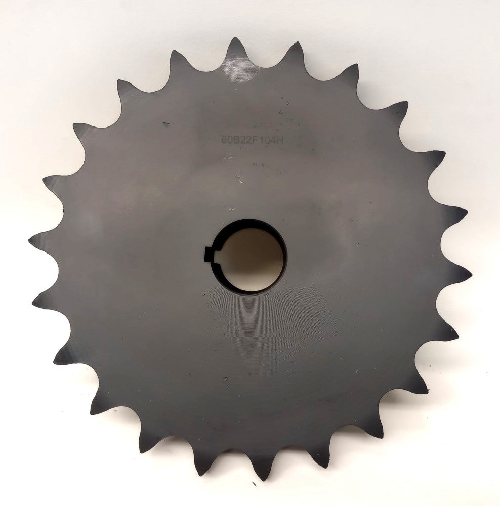 JW 80B22F104H 1-1/4 Hardened 22T 1-1/4" Keyed Bore Sprocket 80B22F104H114