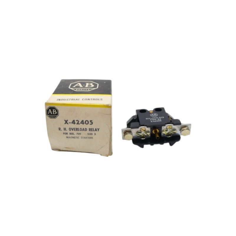 ALLEN BRADLEY X-42405 (BK/YL) NSMP