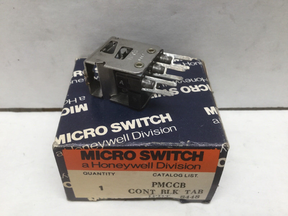 Honeywell Micro Switch PMCCB Contact Block Tab 1PDT
