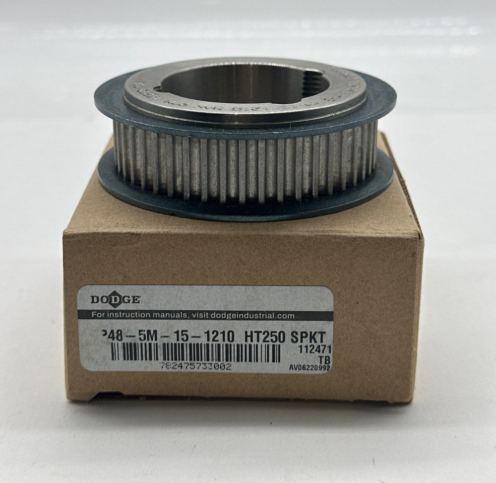 Dodge P48-5M-15-1210 Timing Belt Sprocket, 48-Teeth 1-7/8" ID