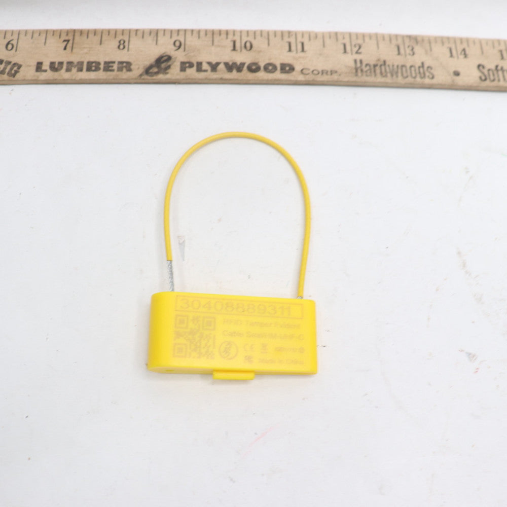 Tamper Evident Security Cable Seal Tag Yellow 30408889311