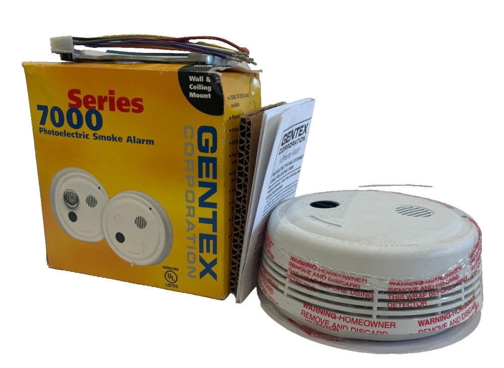 NEW GENTEX CORP. 907-1113-002 PHOTOELECTRIC SMOKE ALARM W/PIEZO 7100F 9071113002