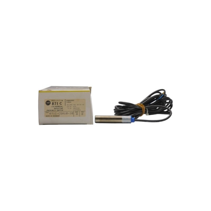 ALLEN BRADLEY 871C-C5A18-16 SER. A REV. B 24-250VAC (BK/YL) NSMP