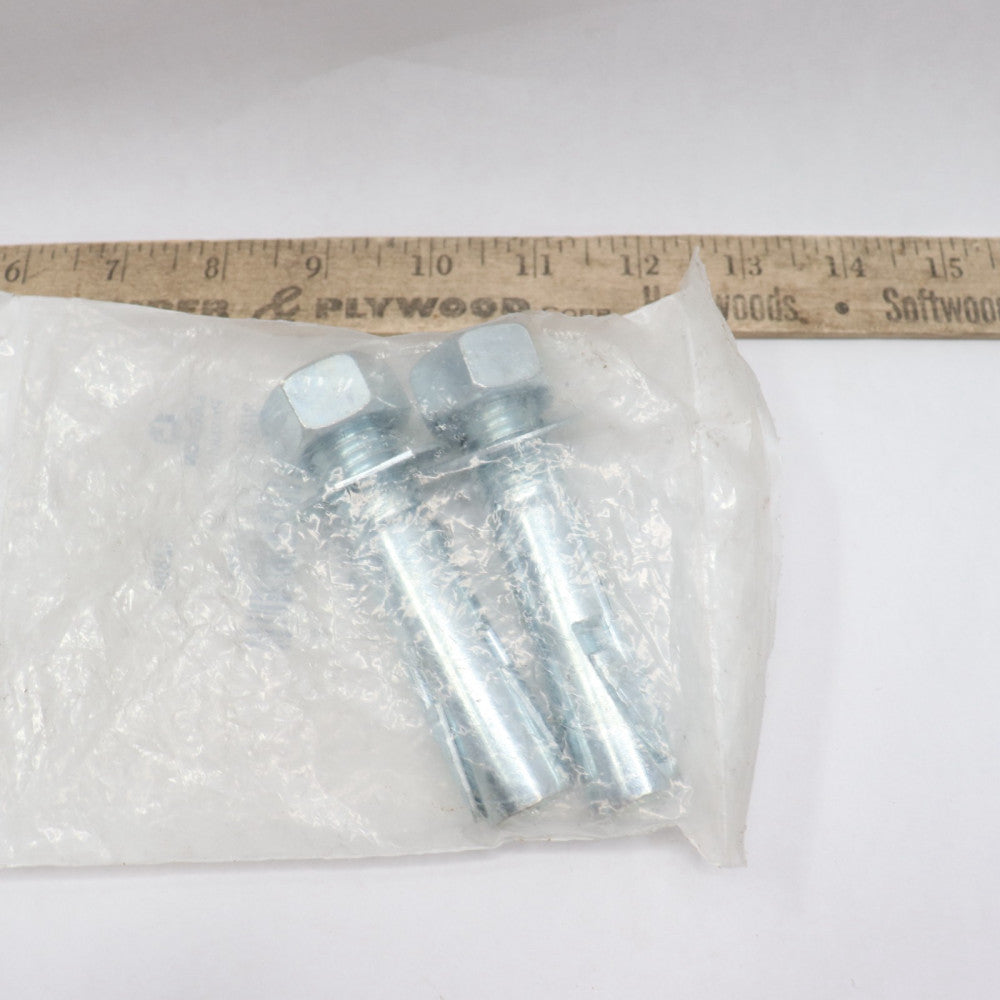 (2-Pk) Lawson Wej-It Wedge Type Anchor Bolt Steel 3/4" x 4" 92864