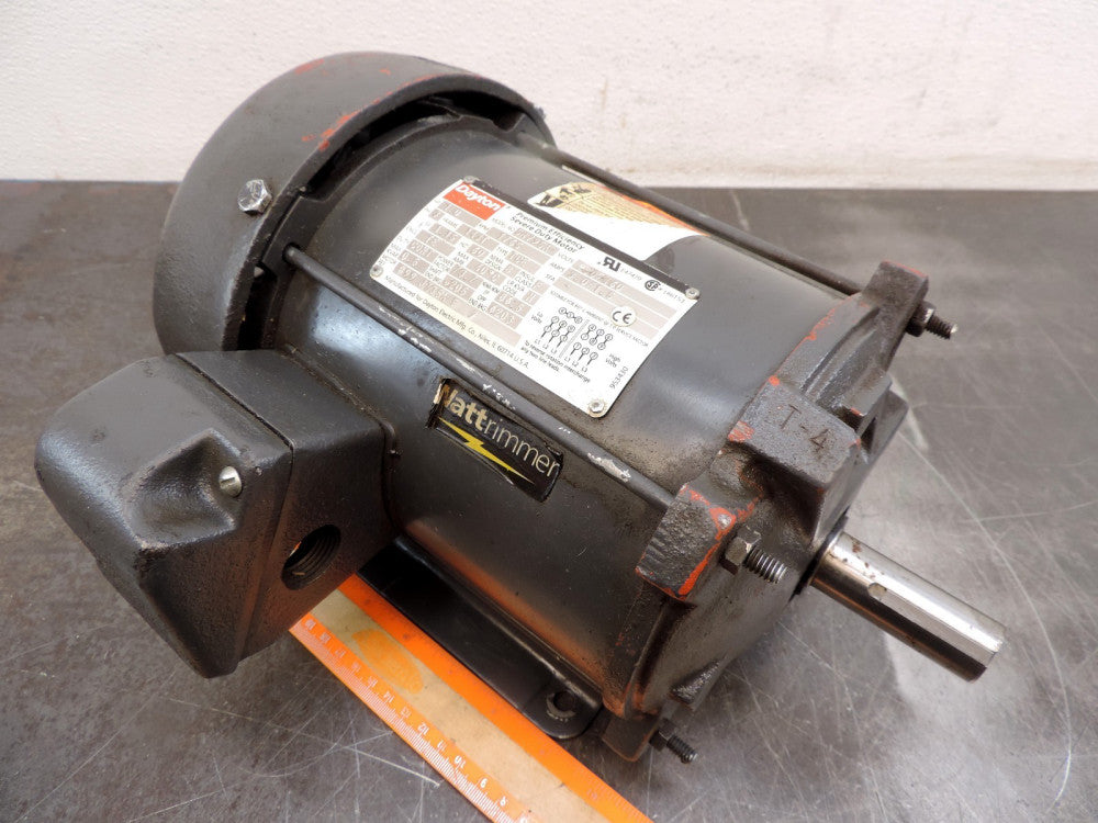 Dayton 5N795A Electric Motor 1 Hp 1765 Rpm 230/460 Volt 3ph 143T Frame