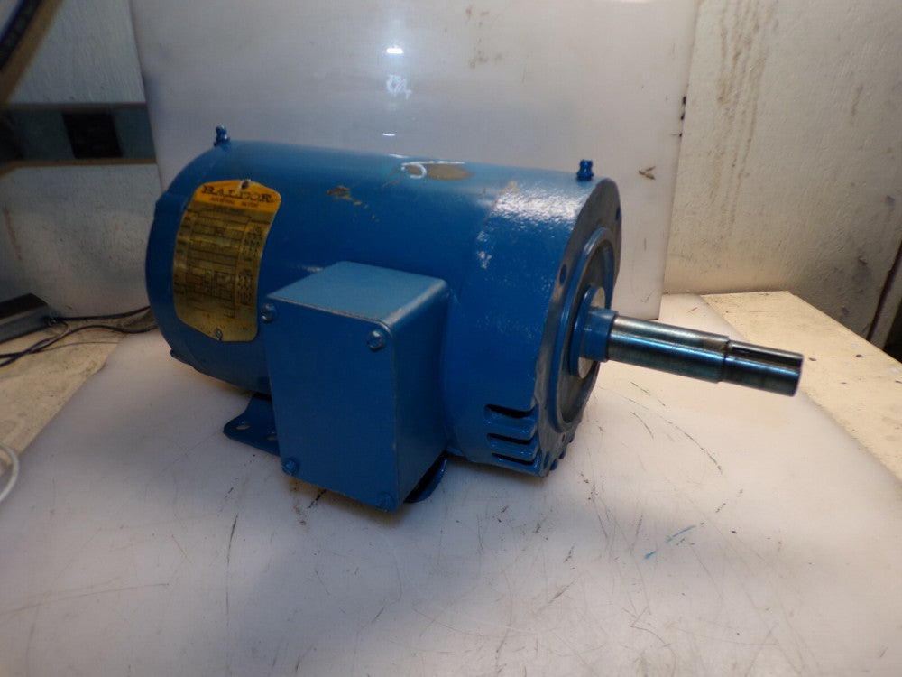 BALDOR 3 HP AC ELECTRIC PUMP MOTOR 145JM FRAME 208-230/460 VAC 3450 RPM DP 3PH