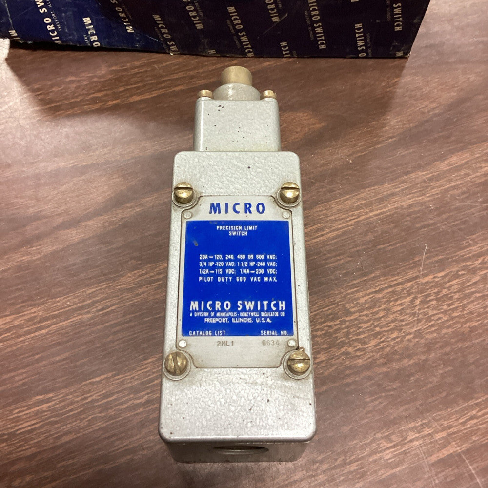 Honeywell Micro Switch 2ML1 Precision Limit Switch