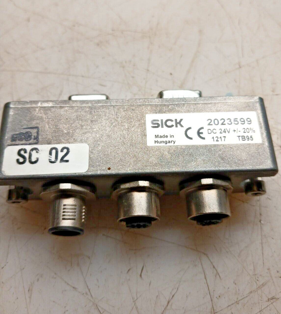 NEW SICK 2023599 OPTIC SCANNER CONNECTOR 24 VDC