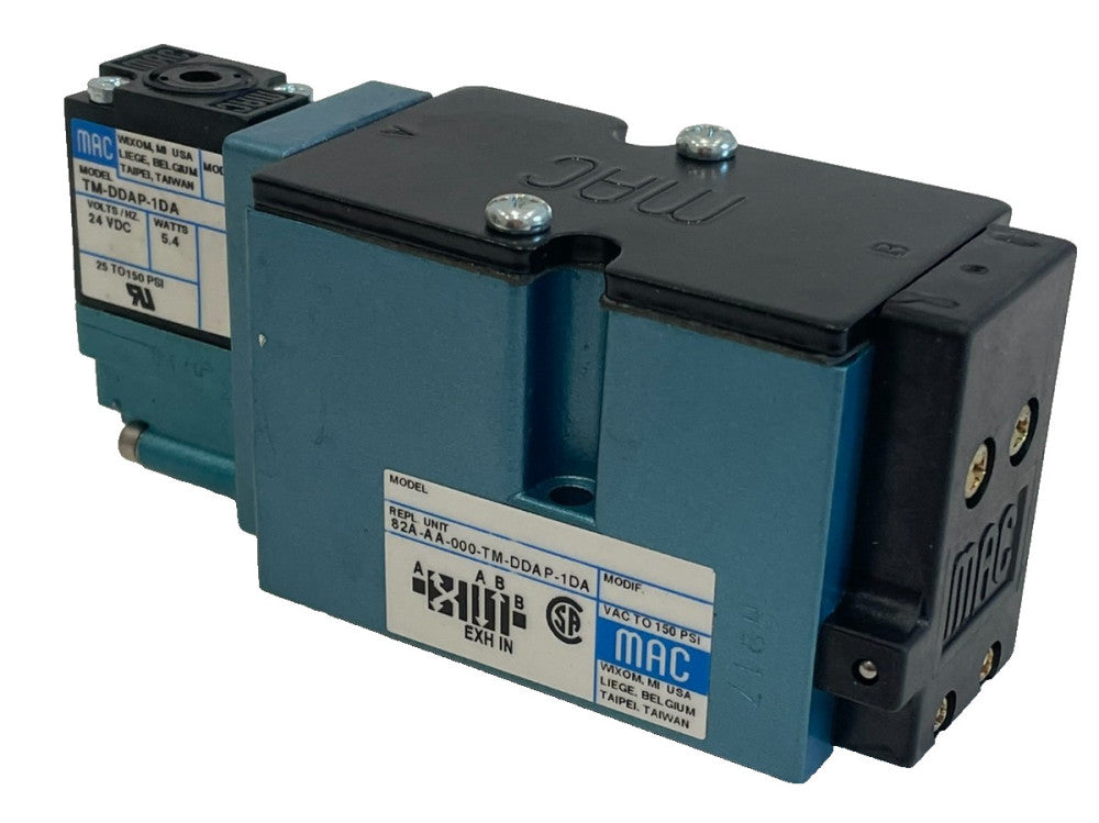 NEW MAC VALVES 82A-AA-000-TM-DDAP-1DA SOLENOID VALVE 82AAA000TMDDAP1D
