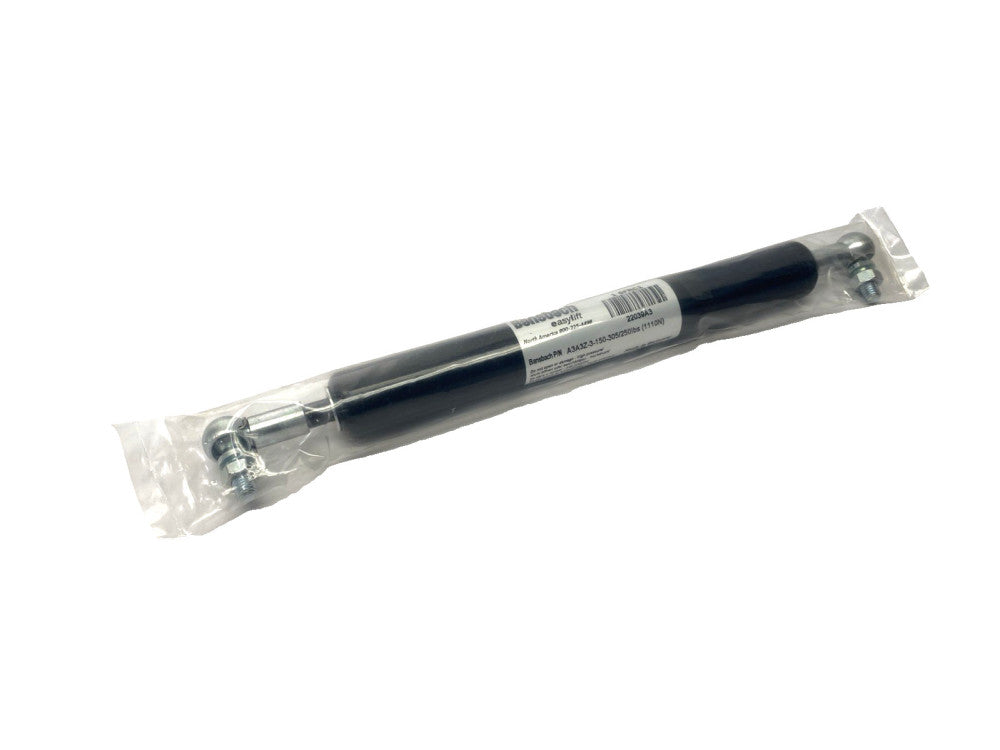 Bansbach A3A3Z-3-150-305/250lbs Gas Spring, 5-29/32" Stroke, M8 Elbows 22039A3