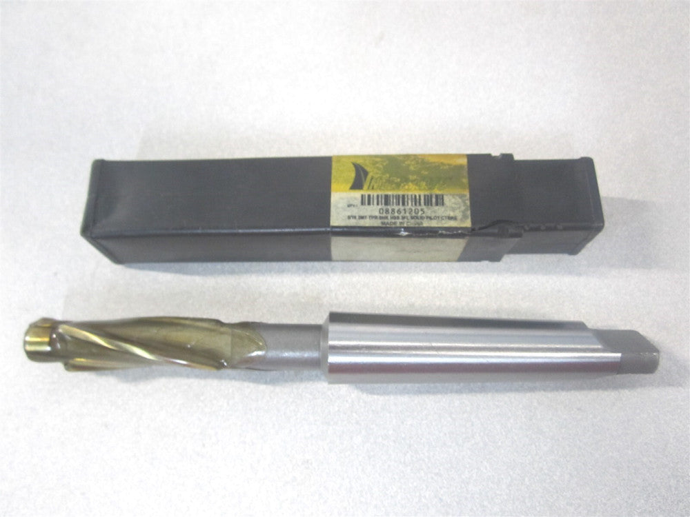 (GH8861205) 1/2" x 11/32" x 5/16" 2MT High Speed Steel Solid Pilot Counterbore