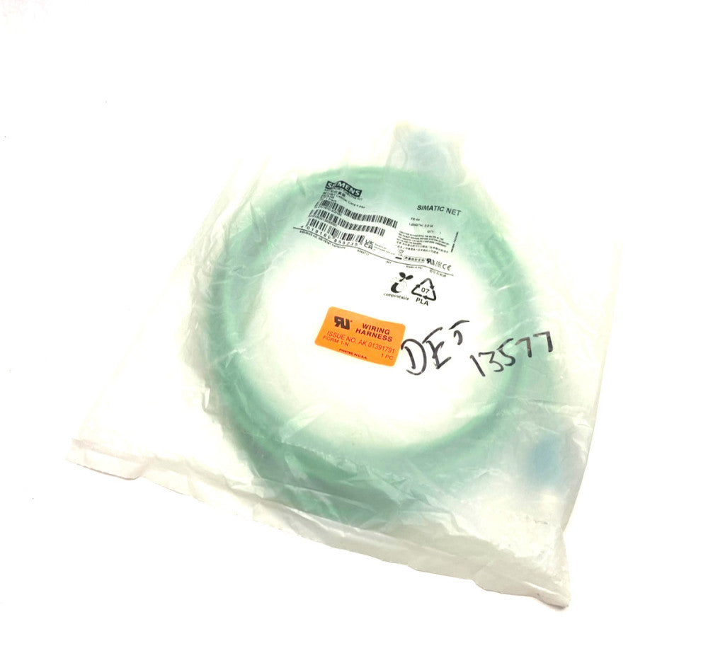 Siemens 6XV1870-3QH30 PROFINET Ethernet TP Cordset RJ45/RJ45 CAT6A 3m