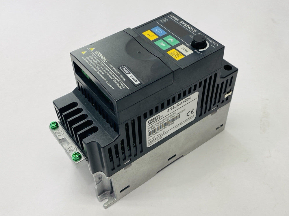 Omron 3G3JZ-A4004 Inverter 3PH 1.5A 0-480V 0.5HP