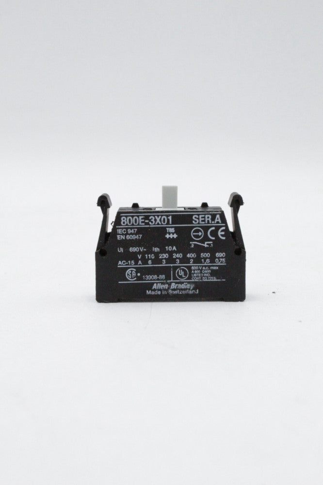 Allen-Bradley 800E-3X01 Contact Block