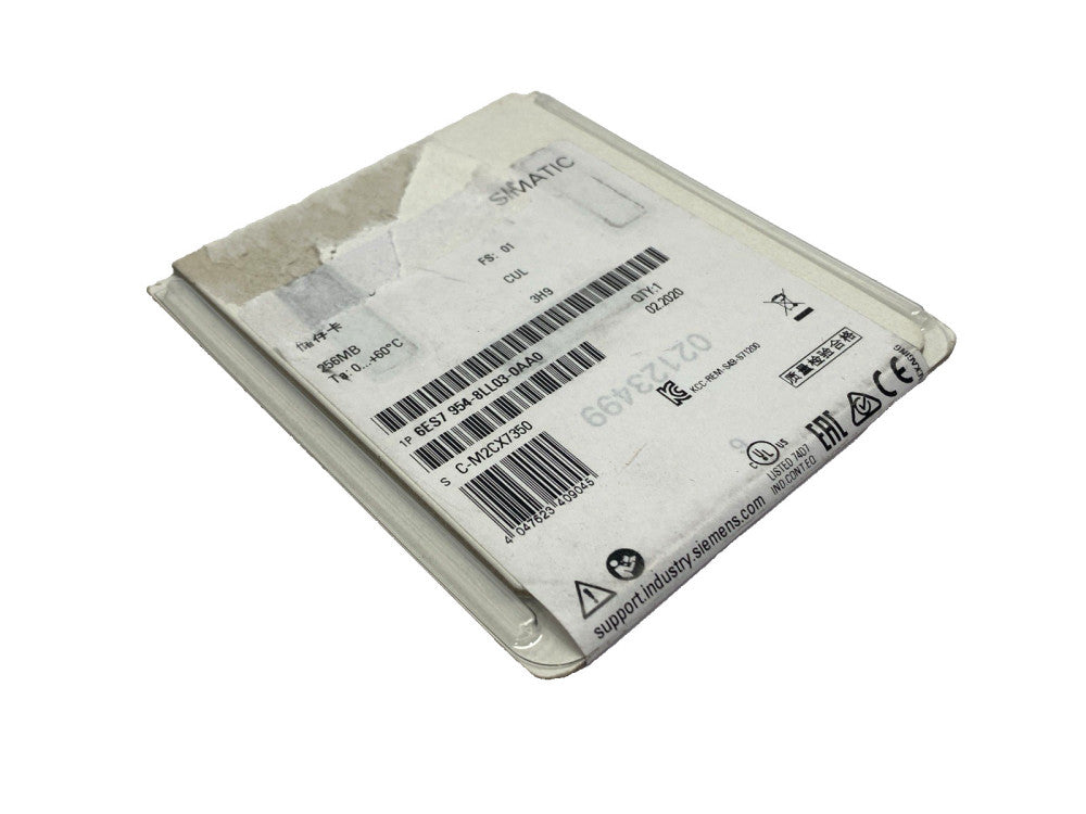 Siemens 6ES7 954-8LL03-0AA0 SIMATIC Memory Card for S7-1x00 CPU 256MB