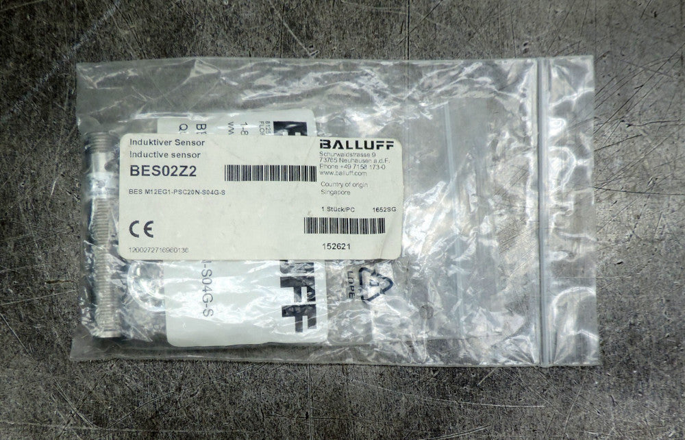 Balluff BES02Z2 Inductive Sensor BES M12EG1-PSC20N-S04G-S