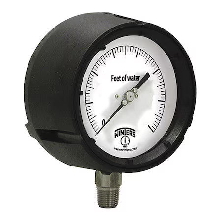 Winters Pal6086alt-Stat Altitude Pressure Gauge, 0 To 250 Psi, 6 In Dial, 1/4