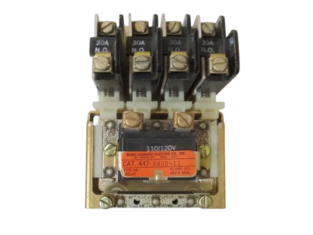 WARD LEONARD 447-6400-11 RELAY 110-120V UNMP