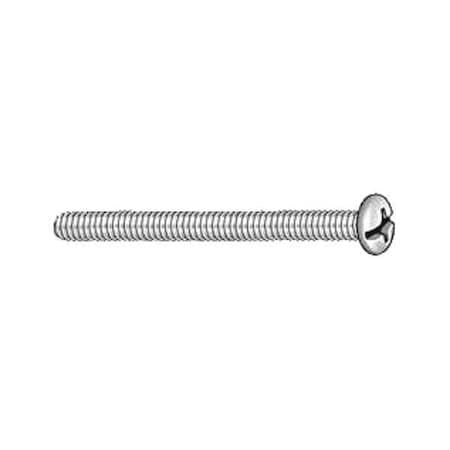 Zoro Select U24212.019.0225 #10-24 X 2-1/4 In Combination Phillips/Slotted