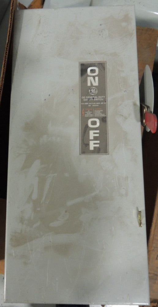 New GE TG3223 Safety Switch General Duty 2P 100A 240V Fusible 3Wire