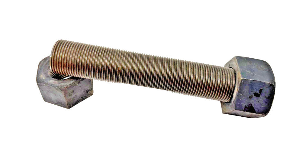 THREAD ROD ASSEMBLY 1-3/4"-8 X 11" STEEL WITH 2H HEX NUTS