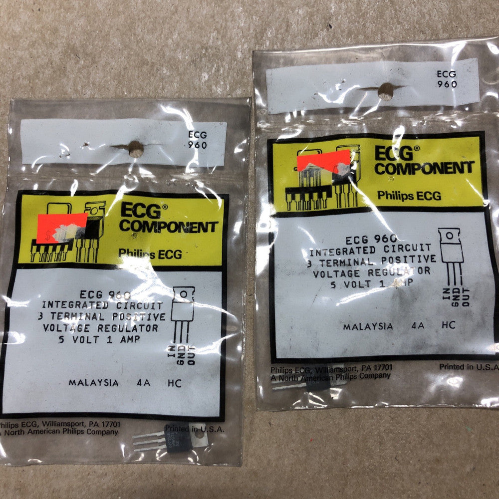 ECG960 5V 1 AMP (Lot Of 2)