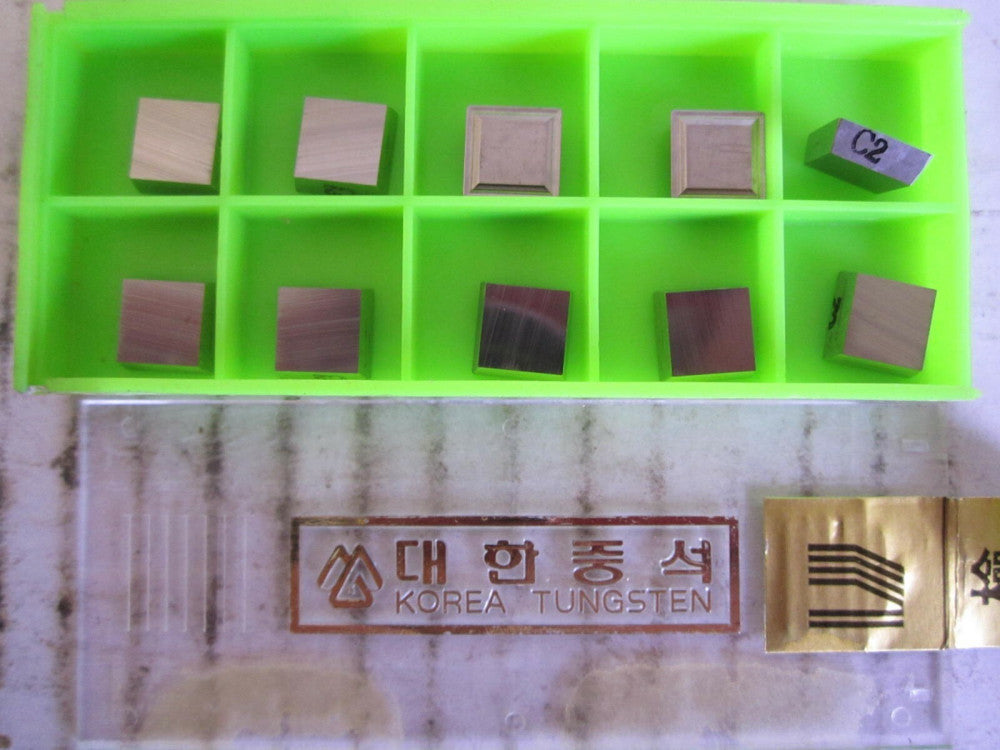 Korea Tungsten Carbide Inserts Style: SPMR Size: 321 Grade: C2 - Lot of 10
