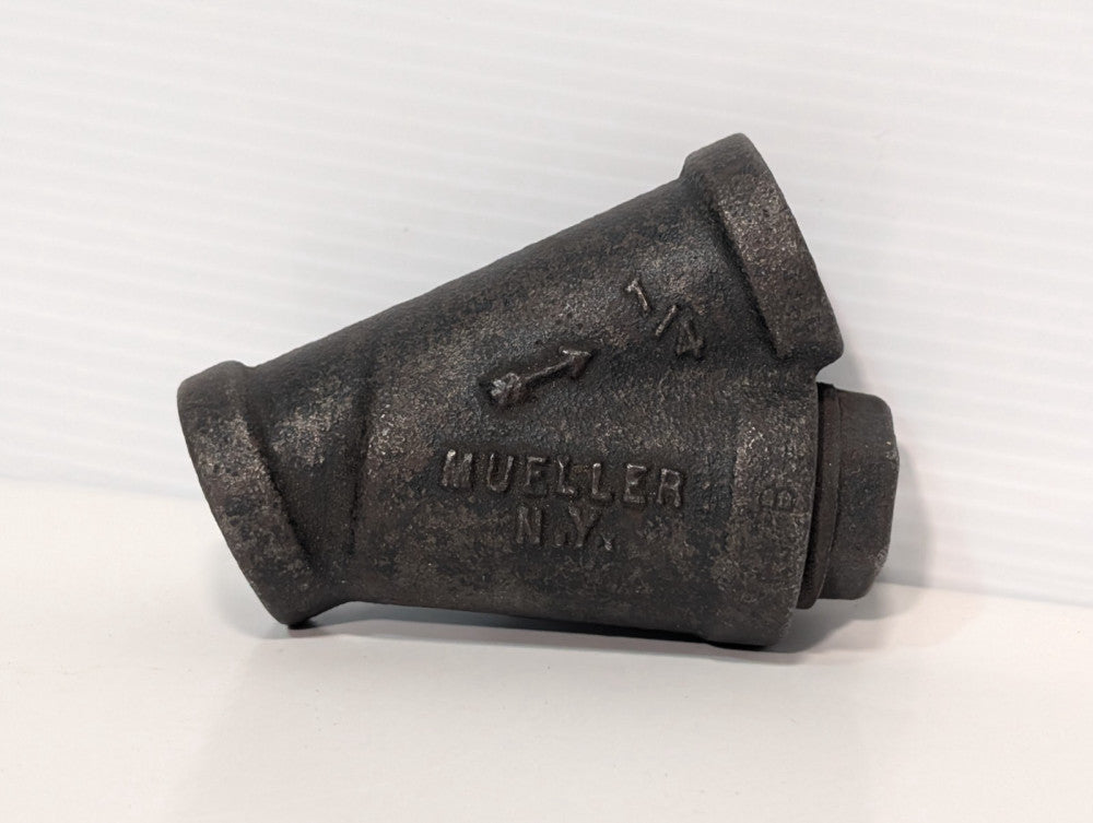 Mueller Steam - Specialty 1/4" Y-Strainer, Cast Iron, Female NPT