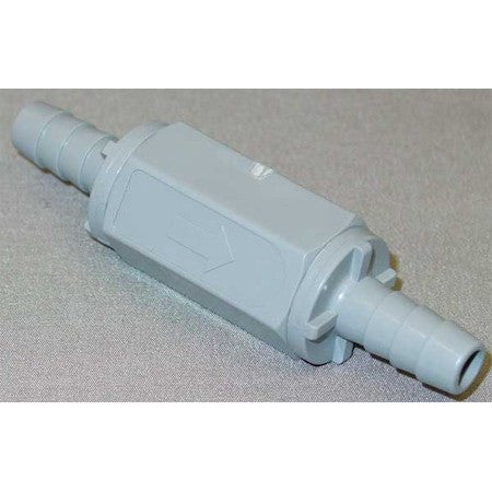 Zoro Select Pvc Chk 426-6B6b-F 3/8" Barb Gray Pvc Ball Cone Spring Check Valve