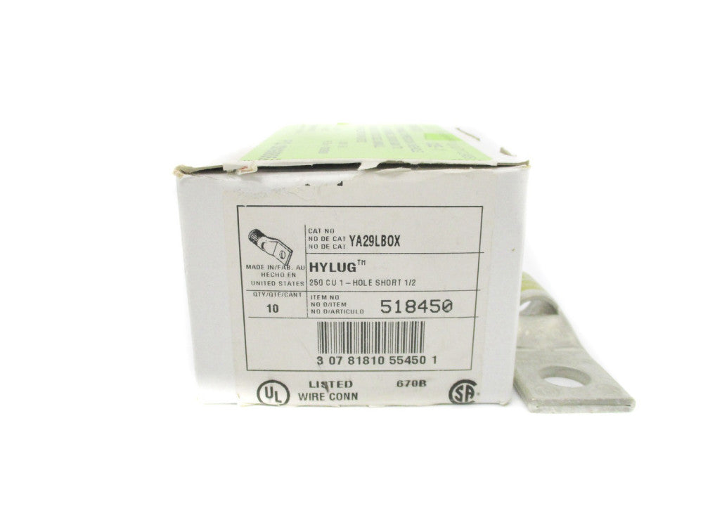 BURNDY YA29LBOX (PKG OF 10) NSMP