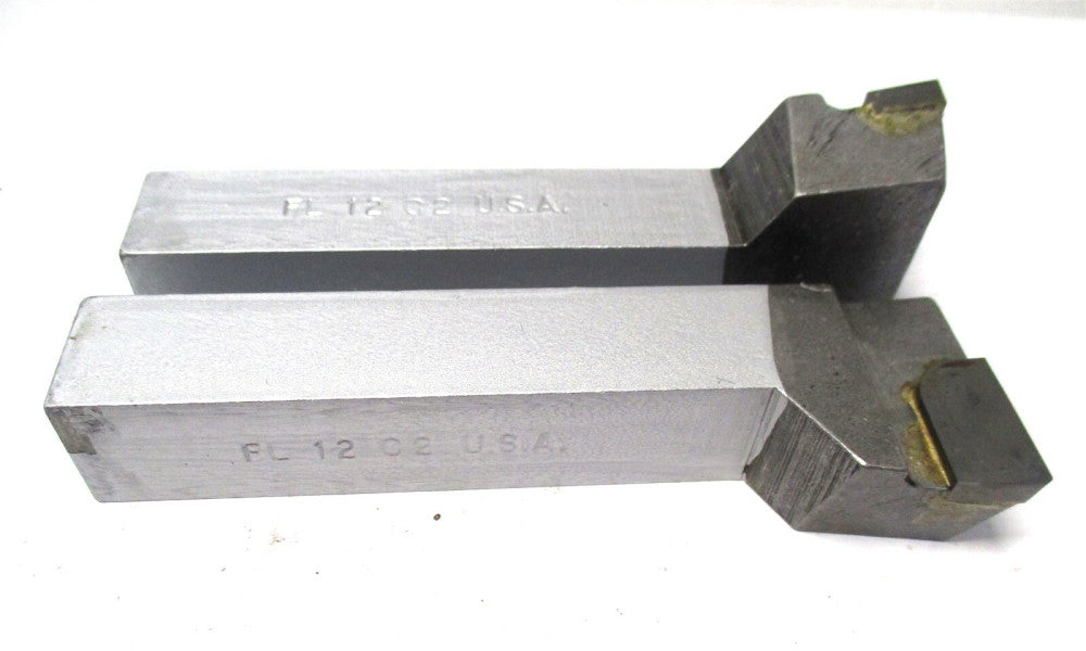 ACT (FL-12) 3/4" x 4-1/2" FL C2 LH Carbide Offset End Cutting Tool Bit - 2 QTY