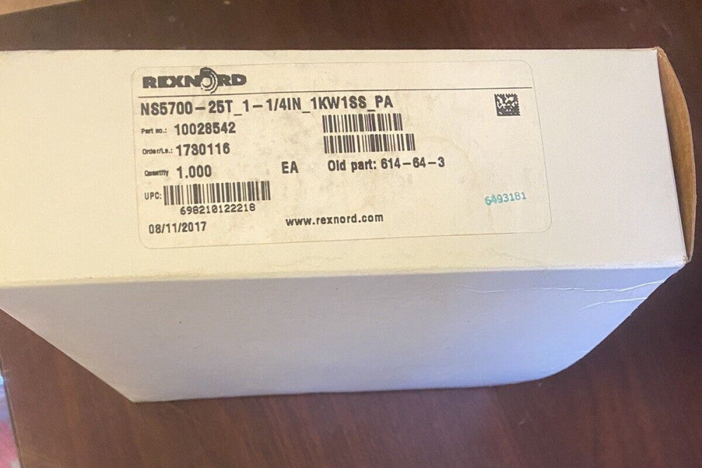 BRAND NEW REXNORD SPLIT SPROCKET 614-64-3 10028542 NS5700