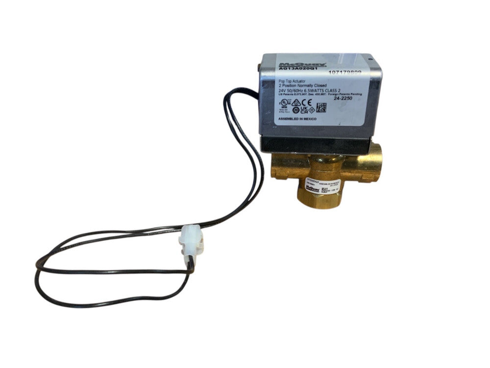 McQuay AG13A020Q1 VT3325Q1 2-Position NC Zone Valve 24V Actuator HVAC 24-2250