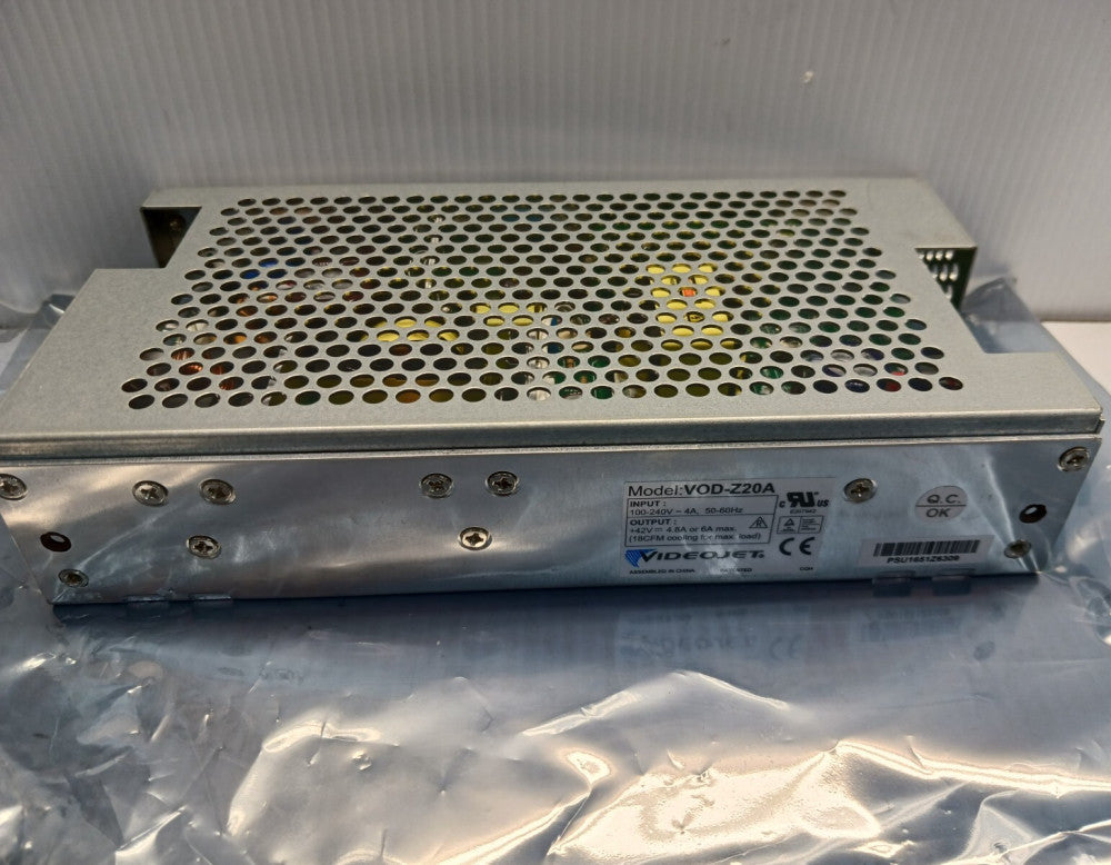 NEW VIDEOJET VOD-Z20A DATAFLEX PSU MAIN POWER SUPPLY VOD-Z20A 100-240V 42 VDC