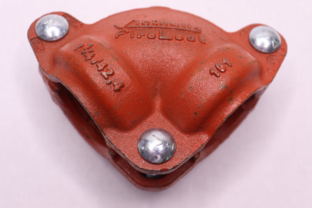 Victaulic Grooved Orange n 90 Deg Sprinkler Elbow Style 101 1-1/4" 101
