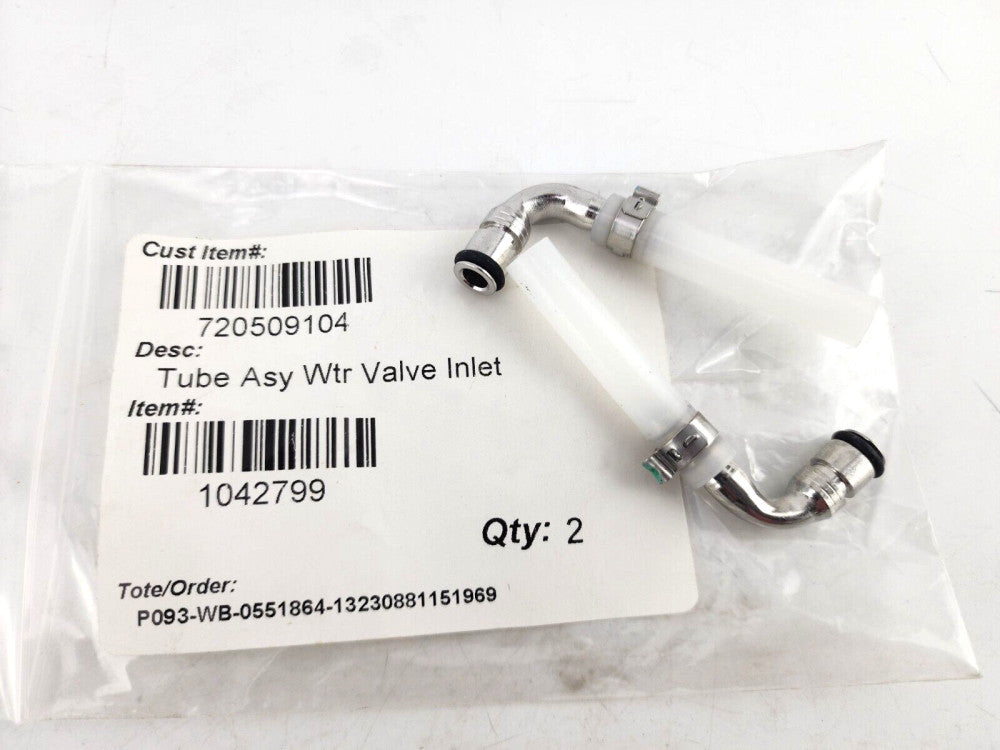 2pcs Cornelius 720509104 Water Tube Valve Inlet Assembly Quest 2000 4000 NT