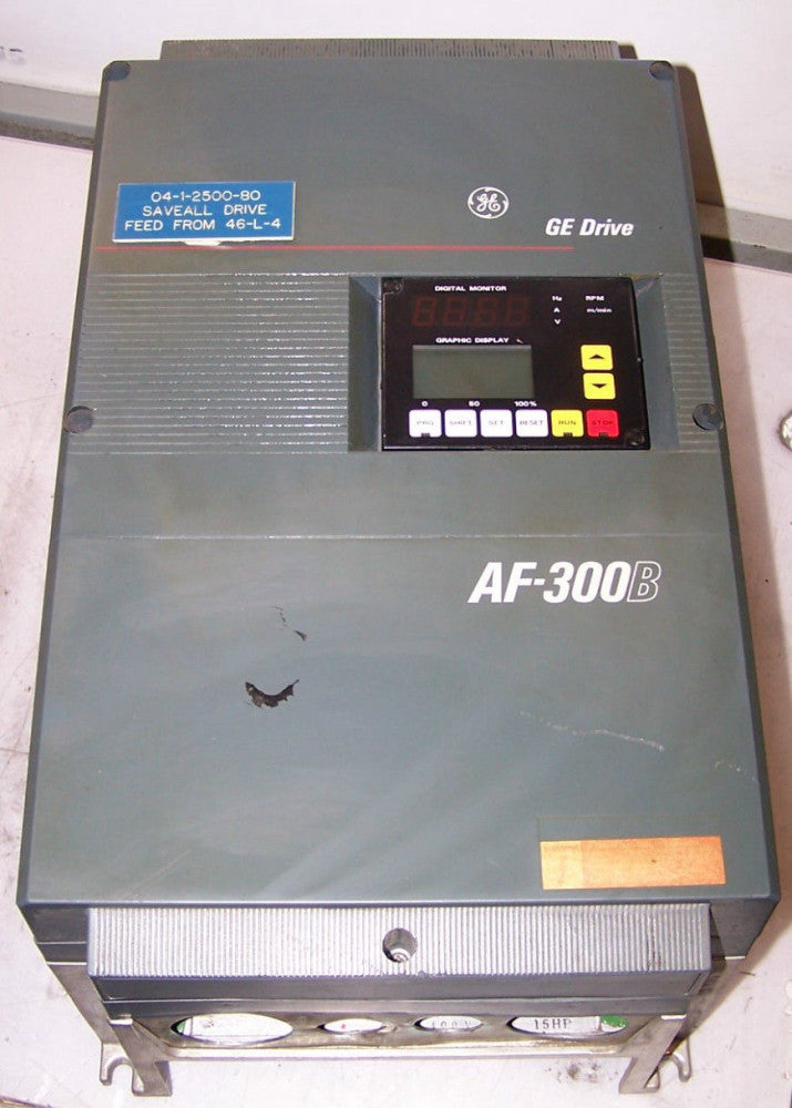 GE GENERAL ELECTRIC 15 HP AF-300B AC DRIVE 460 VAC 6VAF343015B-A2